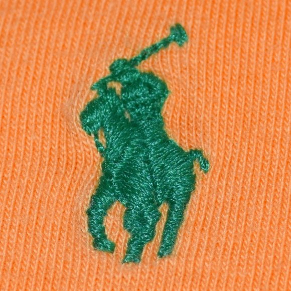 Boy's Polo by Ralph Lauren Orange Short Sleeve Crewneck T-Shirt - Medium… - Picture 3 of 6